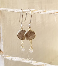 Load image into Gallery viewer, Labradorite dangle earring
