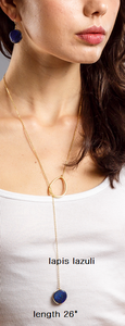 Turquoise long necklace/ Labradorite long necklace/ Turmarine long necklace