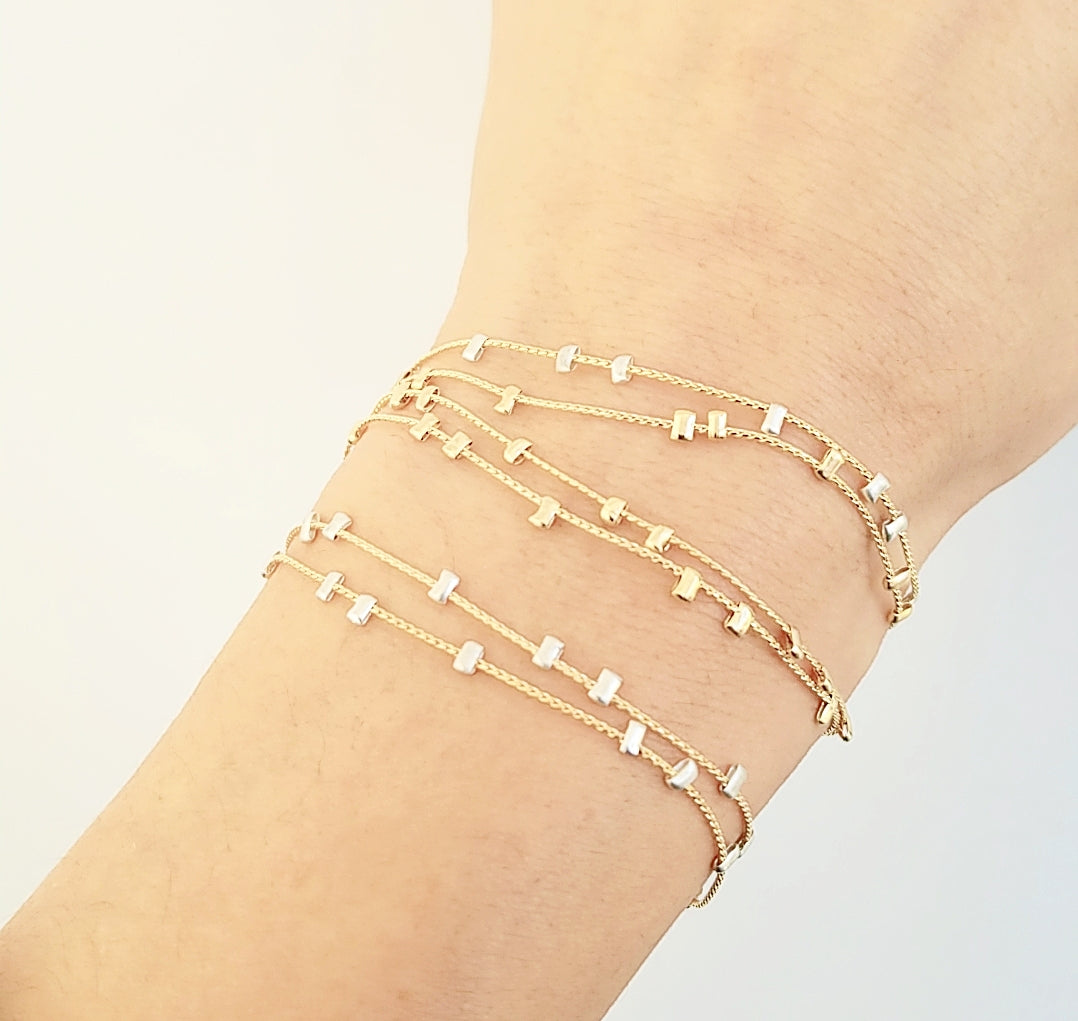 Silver-Tone Chain Bracelet