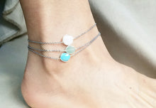 Load image into Gallery viewer, Gem stone anklet
