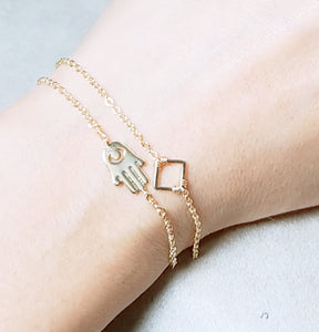 Gold Hamsa bracelet