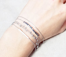 Load image into Gallery viewer, Silver Bar bracelet
