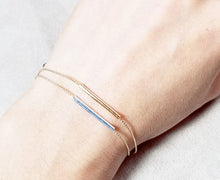 Load image into Gallery viewer, Bar two tone bracelet
