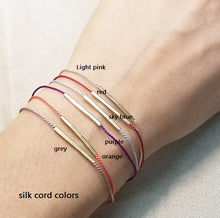 Load image into Gallery viewer, Silk cord bracelets
